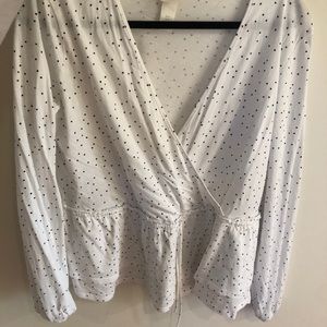 H&M Peplum Cotton Blouse